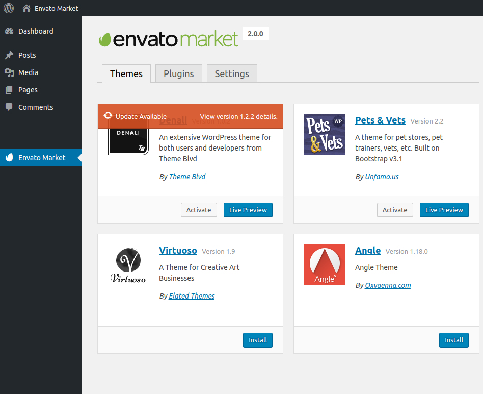 Envato Market Templates